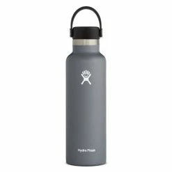 Hydro Flask 21oz Standard Mouth Flex Cap Stone - Grå