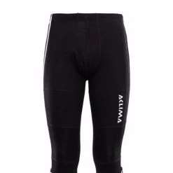 Aclima Warmwool 3/4 Zip Longs Man Black