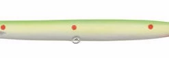 Savage Gear Sandeel Pencil 9cm 13g Sinking Fluo Green Red Dots